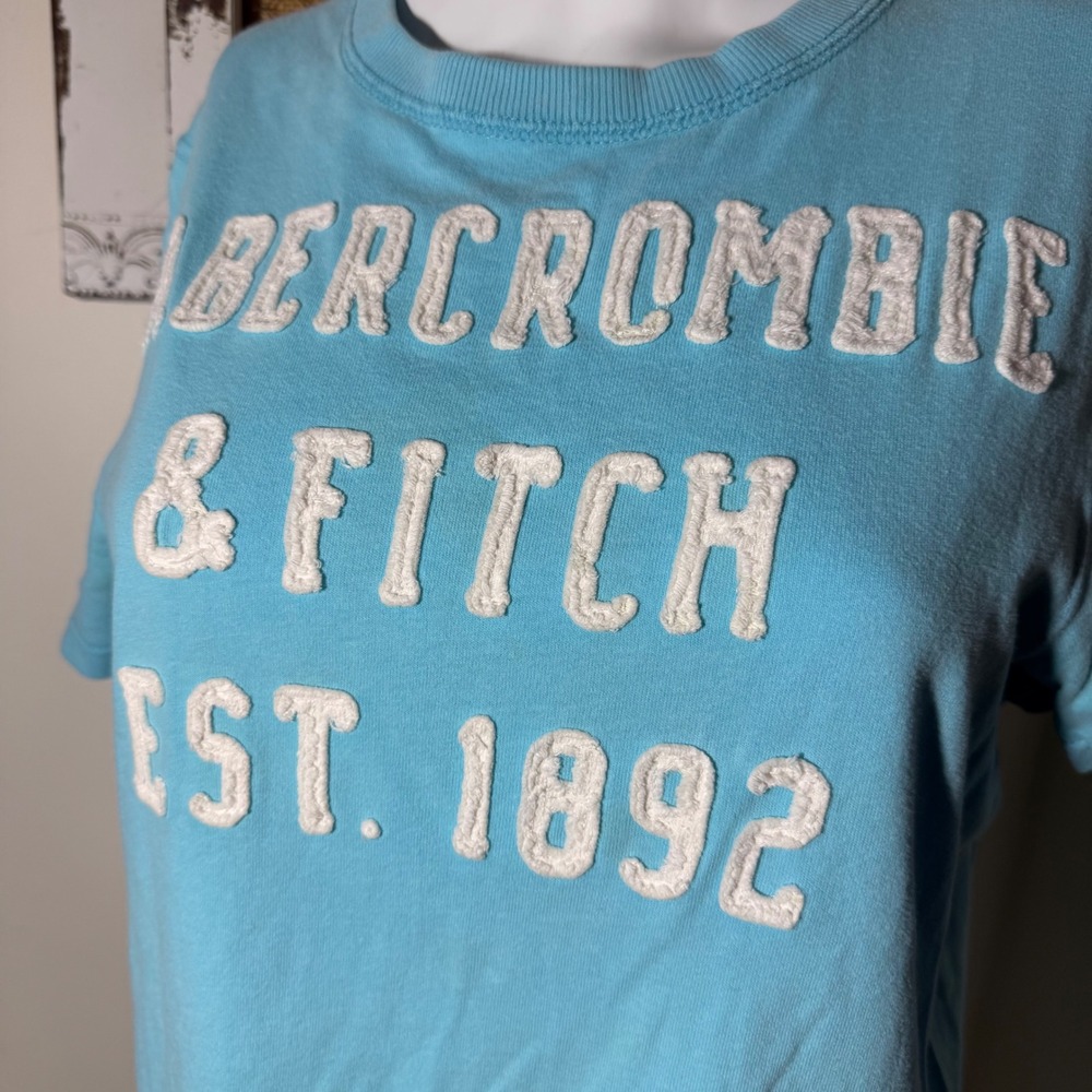 Y2K Abercrombie & Fitch Logo Tee Shirt Medium